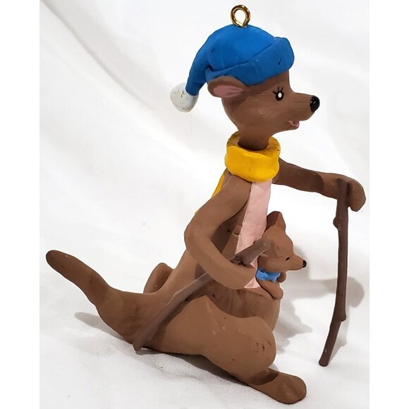 Hallmark KANGA AND ROO Christmas Ornament Disney Winnie the Pooh 1993 kangaroo - Picture 3 of 8